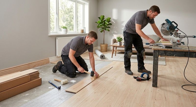 Laminate Floor Installation in Frankford, DE