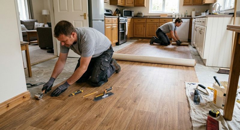 Linoleum Floor Installation in Sussex County, DE
