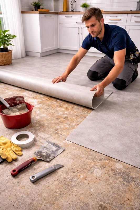 Linoleum Floor Installation in Seaford, DE