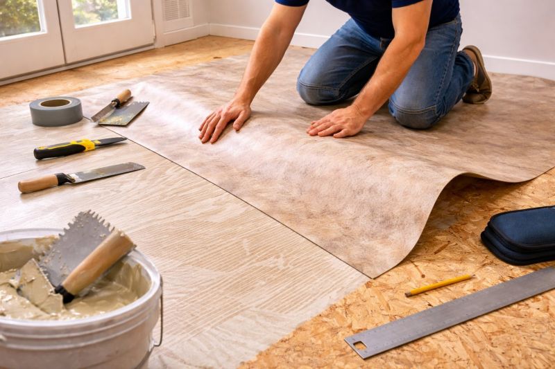 Sheet Flooring Installation in Preston, MD