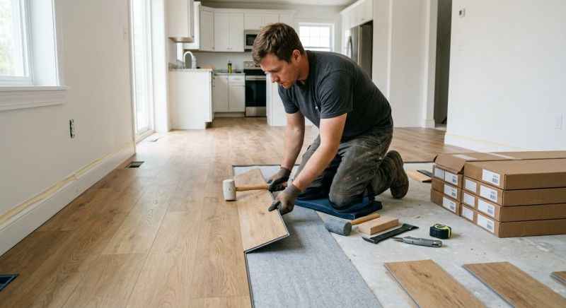 Vinyl Plank Floor Installation in Sussex County, DE