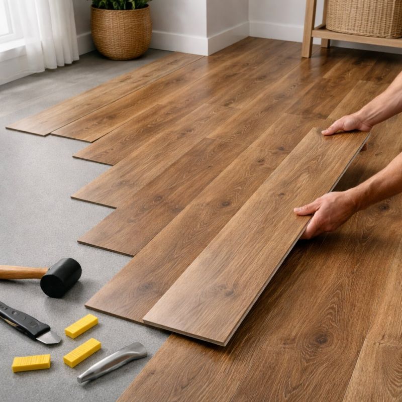 Vinyl Plank Floor Installation in Sussex County, DE